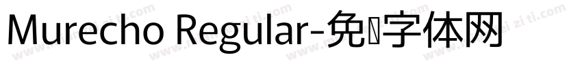 Murecho Regular字体转换